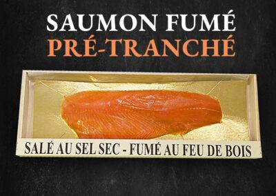 Saumon fumé pré-tranché