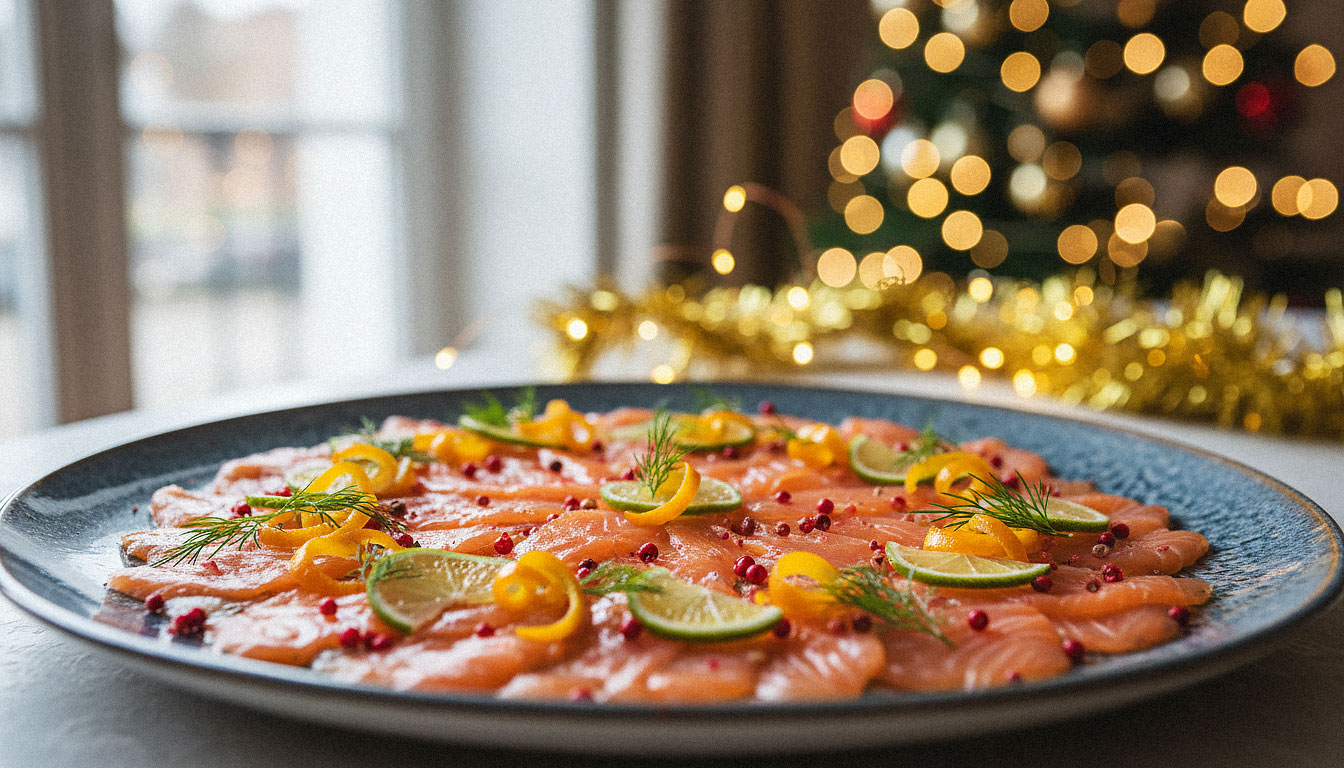 Recette de fête avec du Saumon Gravlax
